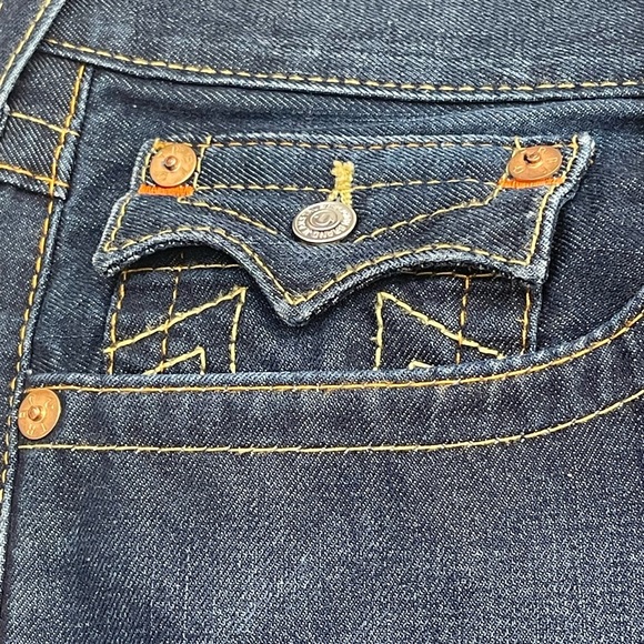 True Religion brand jeans skinny flaps women size 38 - Picture 11 of 12